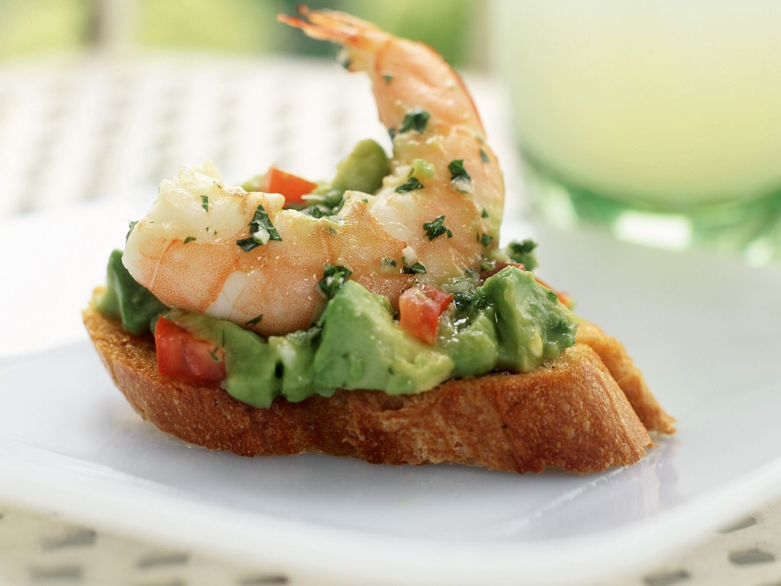 Brusketa me karkalec